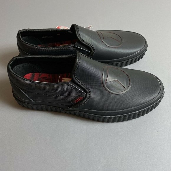 Vans x Marvel Classic Slip-On Black Widow Sneakers - Picture 4 of 8